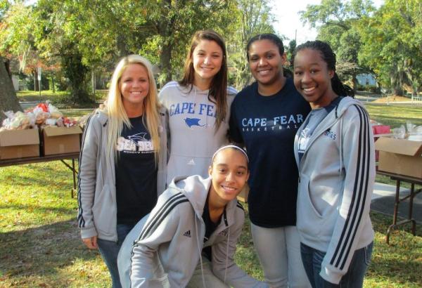 Women's Basketball Team In The Community
