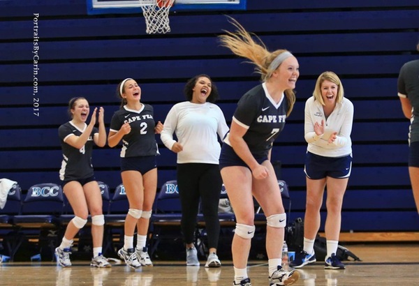 CFCC Volleyball Wins in 3 Sets